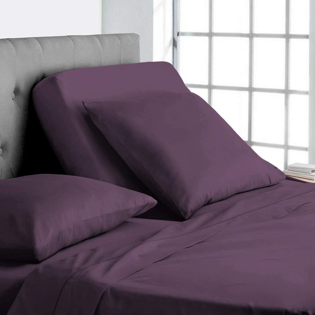 Top Split-King: Adjustable King Bed Sheets - Bed Sheet Set - 100% Egyptian Cotton - 800 Thread Count - 15 Inch Deep P...