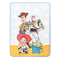 Toy Story Clouds Kids Throw Blanket, Soft Coral Fleece, Blue, 46" x 60"