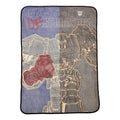 Kids Fleece Throw Blanket, 46x60, Glows-In-The-Dark