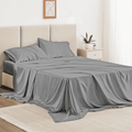 Twin Bed Sheet Set 3 Piece, Hotel Luxury Super Soft 1800 Series Microfiber Bed Sheets Set, Wrinkle Free Breathable, Up to 16" Deep Pockets S