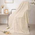 GPED Ultra Soft Throw Blanket, Warm Cozy Blankets 260GSM for Couch Bed Chair, Breathable and Lightweight Blankets for All Seasons, Decor & G