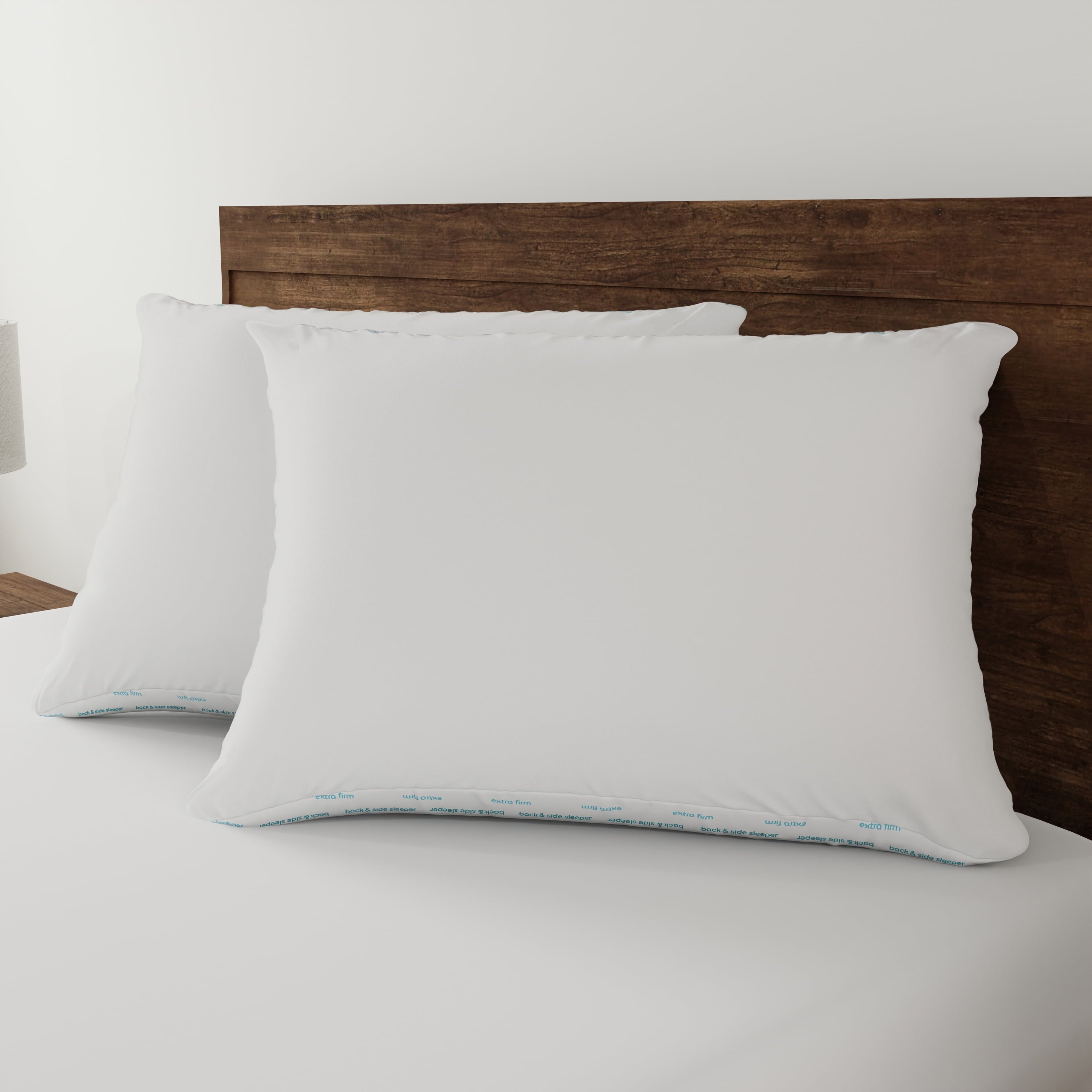 (2 pack) Mainstays Back & Side Sleeper Bed Pillow, Standard/Queen - Extra Firm Support (4 Pack) - Image 4