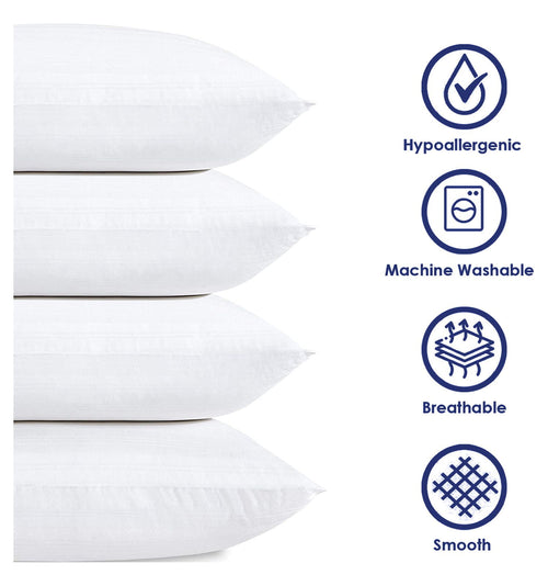 2-Pack Hypoallergenic Down-Alternative, Throw Pillow Inserts (20" x 20") - Image 2