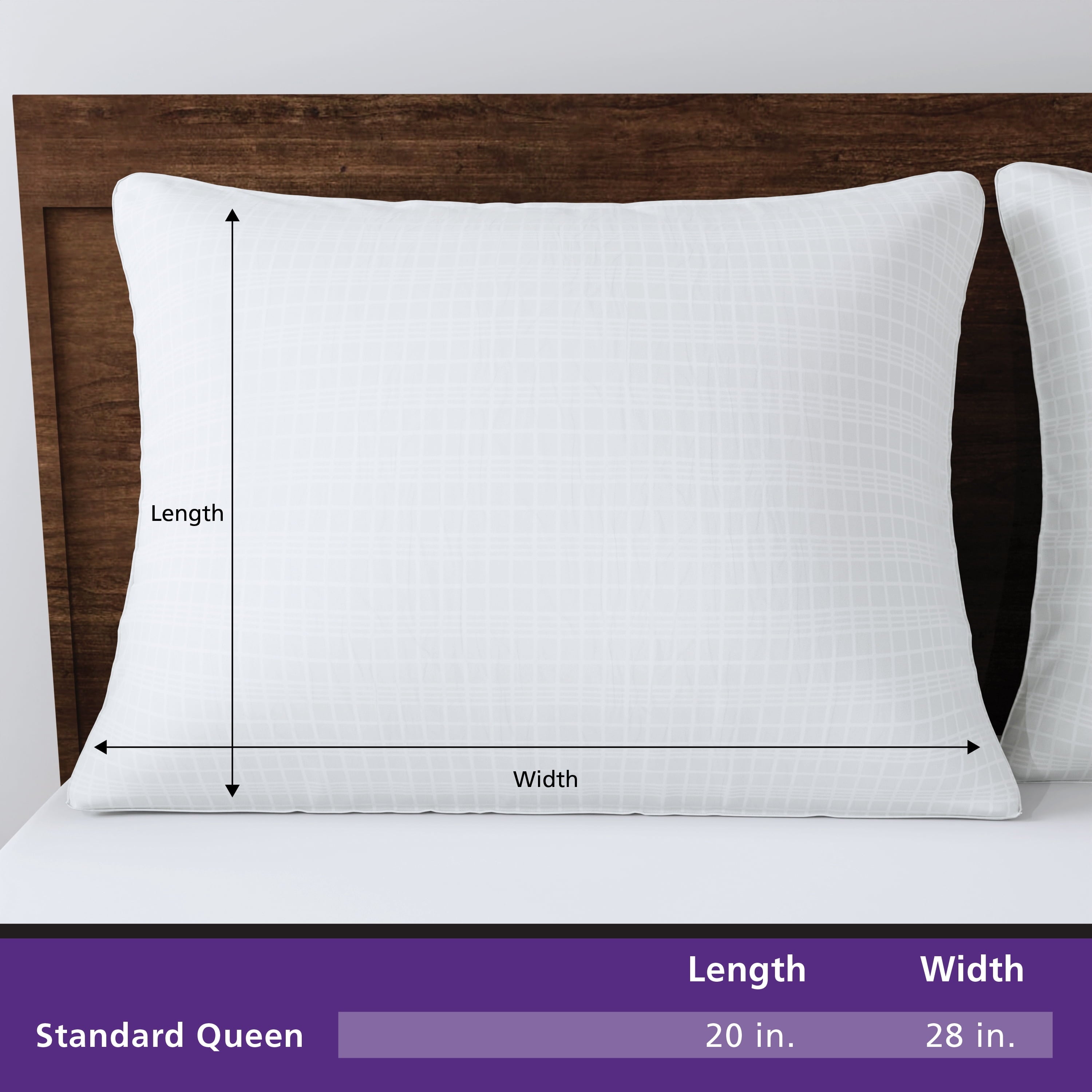 (18 pack) Comfort Complete Bed Pillow, Standard/Queen - Image 4