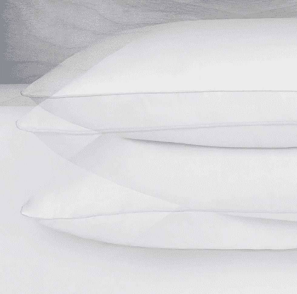 Queen Microfiber Polyester Bed Pillows Hypoallergenic (2 Count) - Image 5