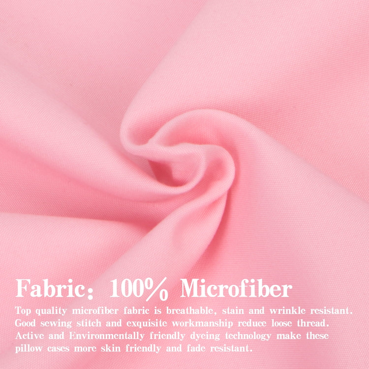 Ntbay Microfiber Bed Sheets Set - 1800 Series Soft Sheet Set- 3 Piece - Twin XL - Pink - Image 2