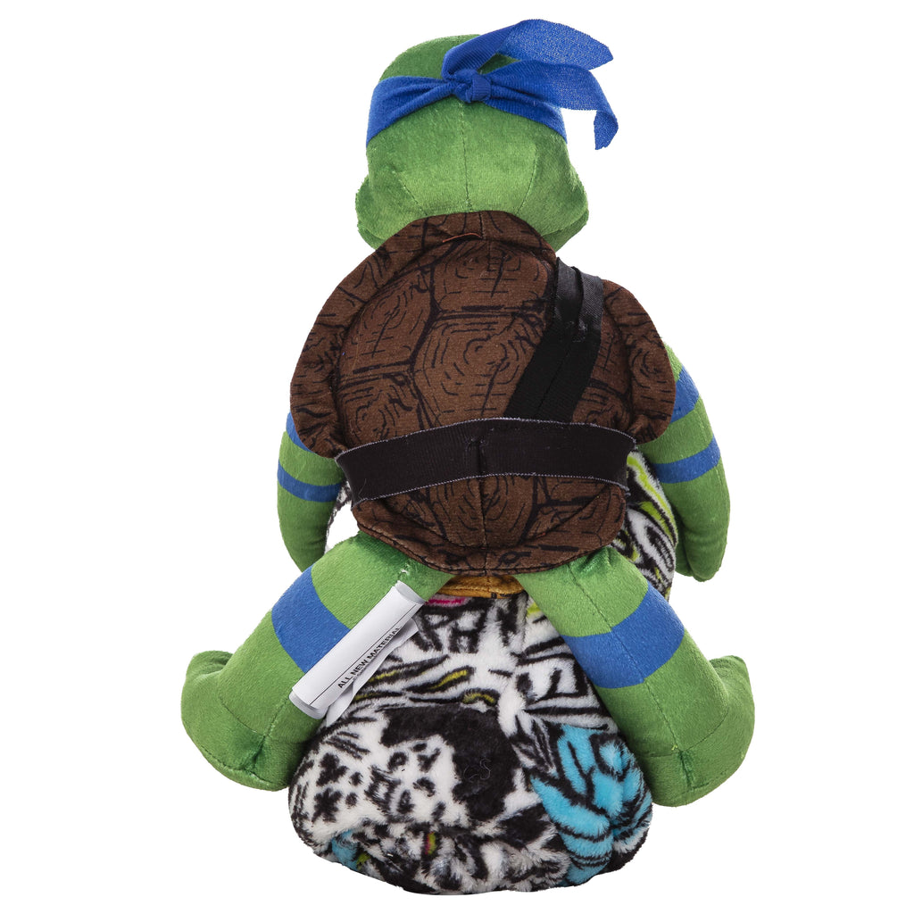 Teenage Mutant Tutles Sketched Out Kids Silk Touch Throw Blanket with Plush Hugger – Ultra Soft Plush Character Pillo... - Image 6