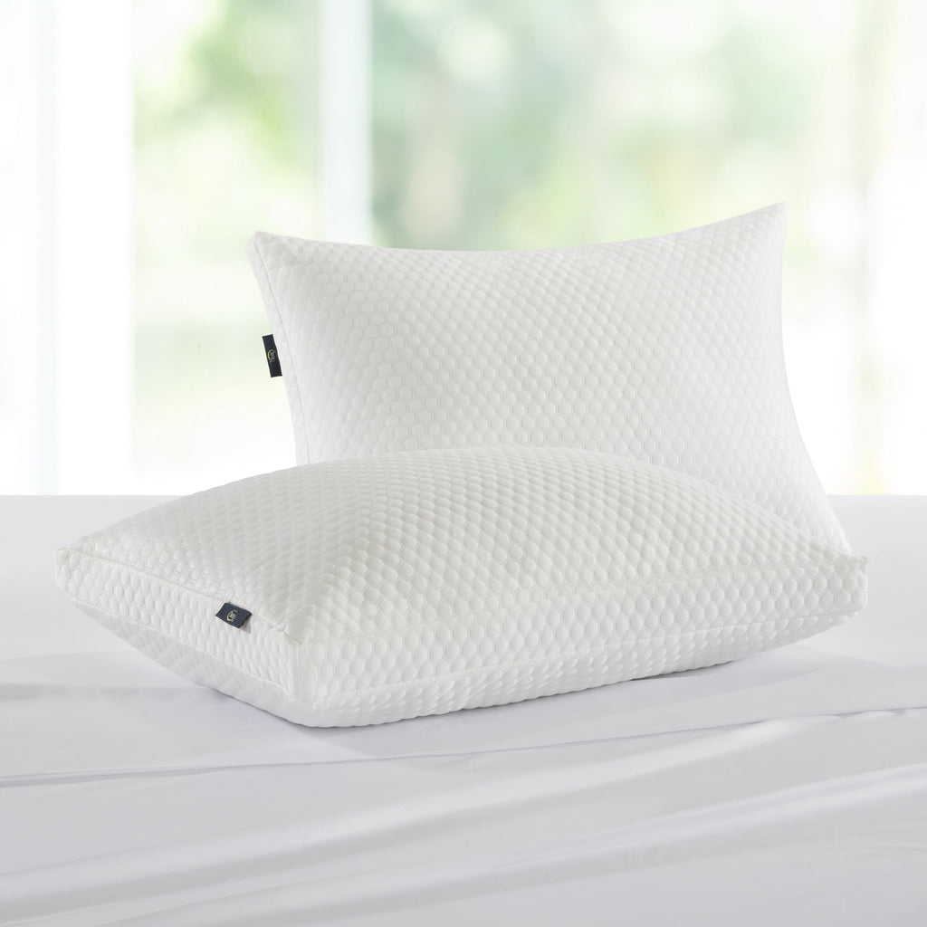 pedic Sleep Chill Standard/Queen Bed Pillow, Hypoallergenic Fill - Image 3