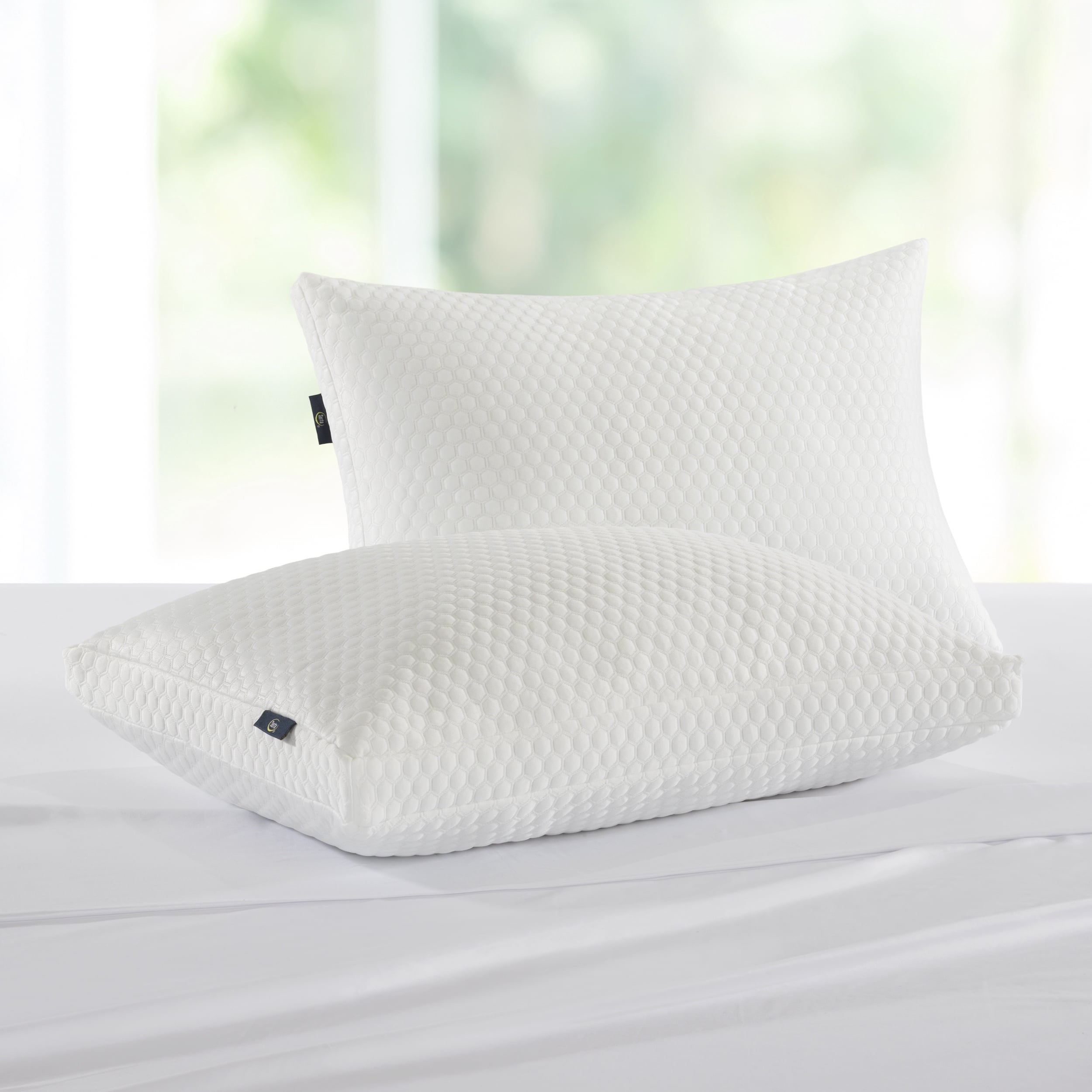 pedic Sleep Chill Standard/Queen Bed Pillow, Hypoallergenic Fill - Image 3