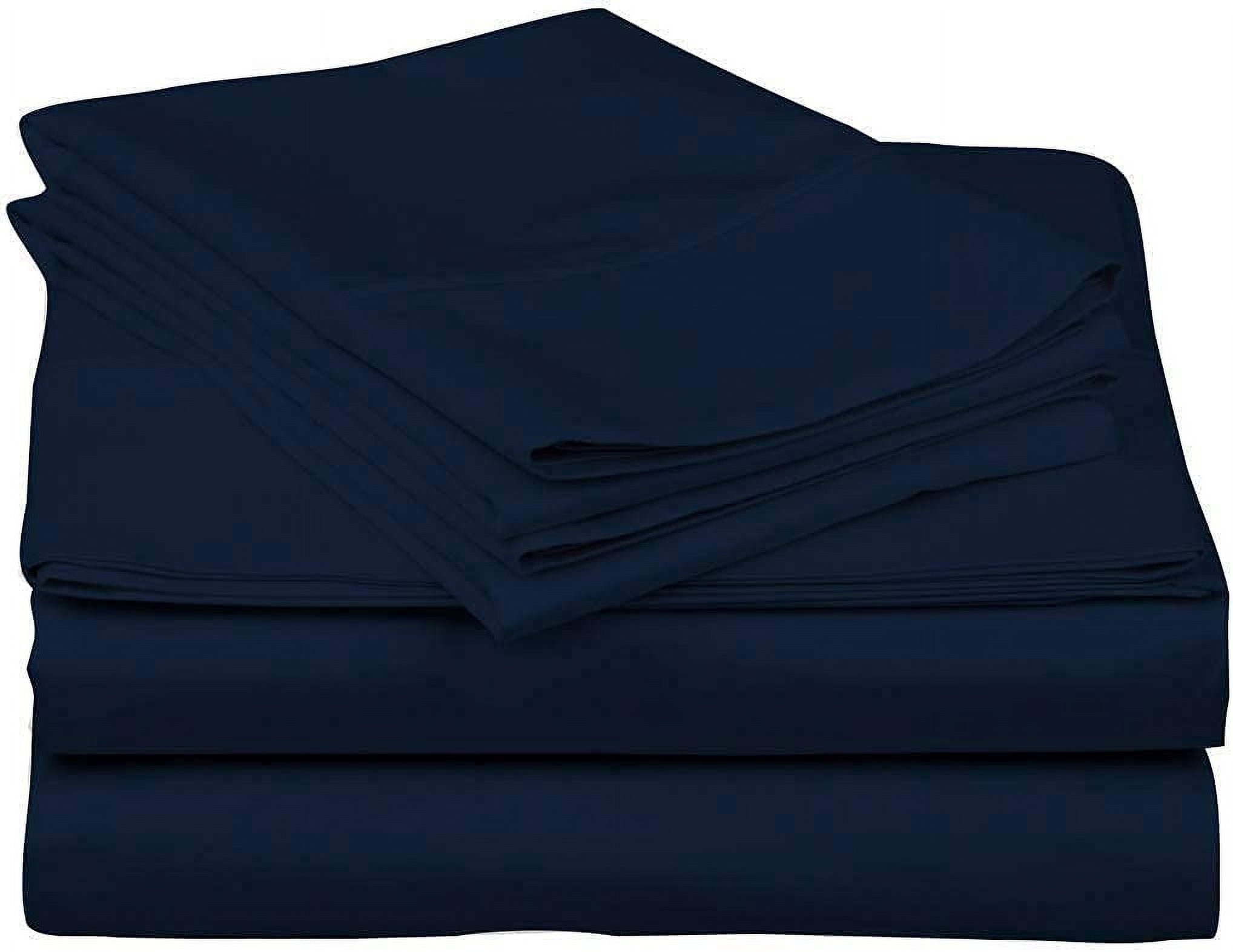Luxury Bed Sheets Set - 800 Thread Count 100% Egyptian Cotton Sheets - 4 Piece Sheet Set Fits Mattress Upto 24 Inch Deep Pocket Sateen Weave - Image 3