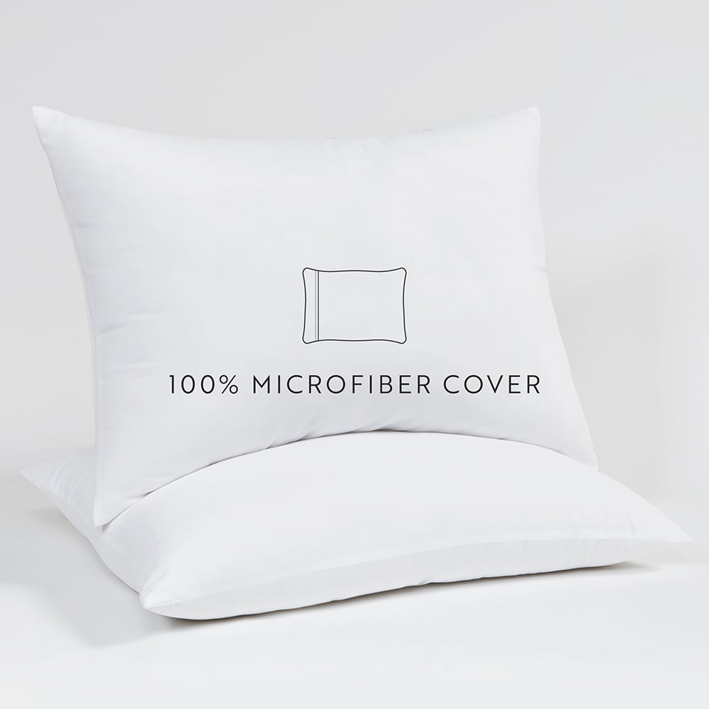 Plush Bed Pillows 2-Pack For All Sleep Styles - Back, Side and Stomach Sleepers - in King Size by Comfort Canopy - Image 5