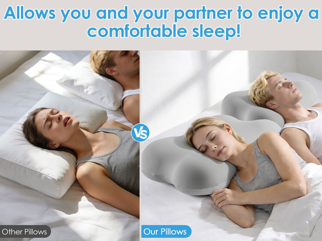 Cervical Pillow Orthopedic Cervical Pillow for Neck Pain Relief, Memory Foam Bed Pillow with Pillowcase, Contour Bed ... - Image 6