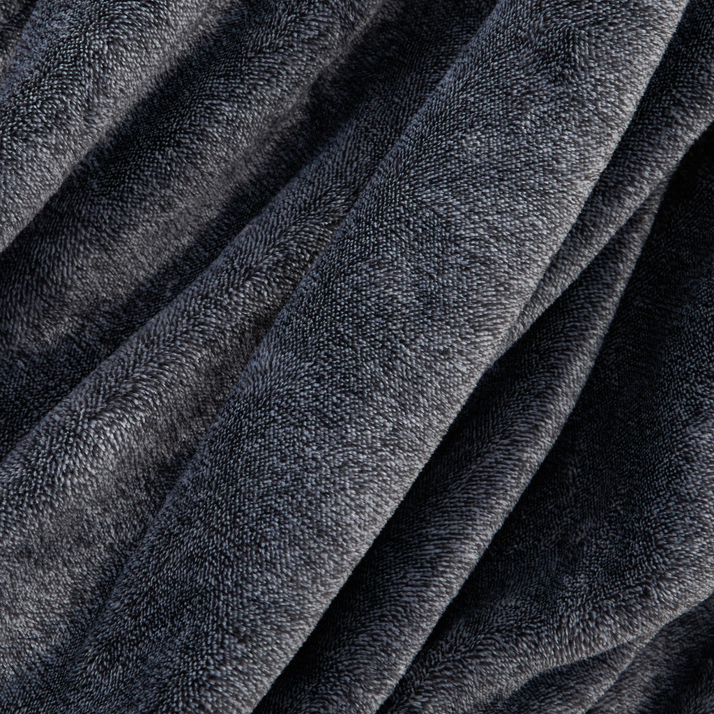Plush Heathered Soft Oversized Throw Blanket, Gray - Image 4