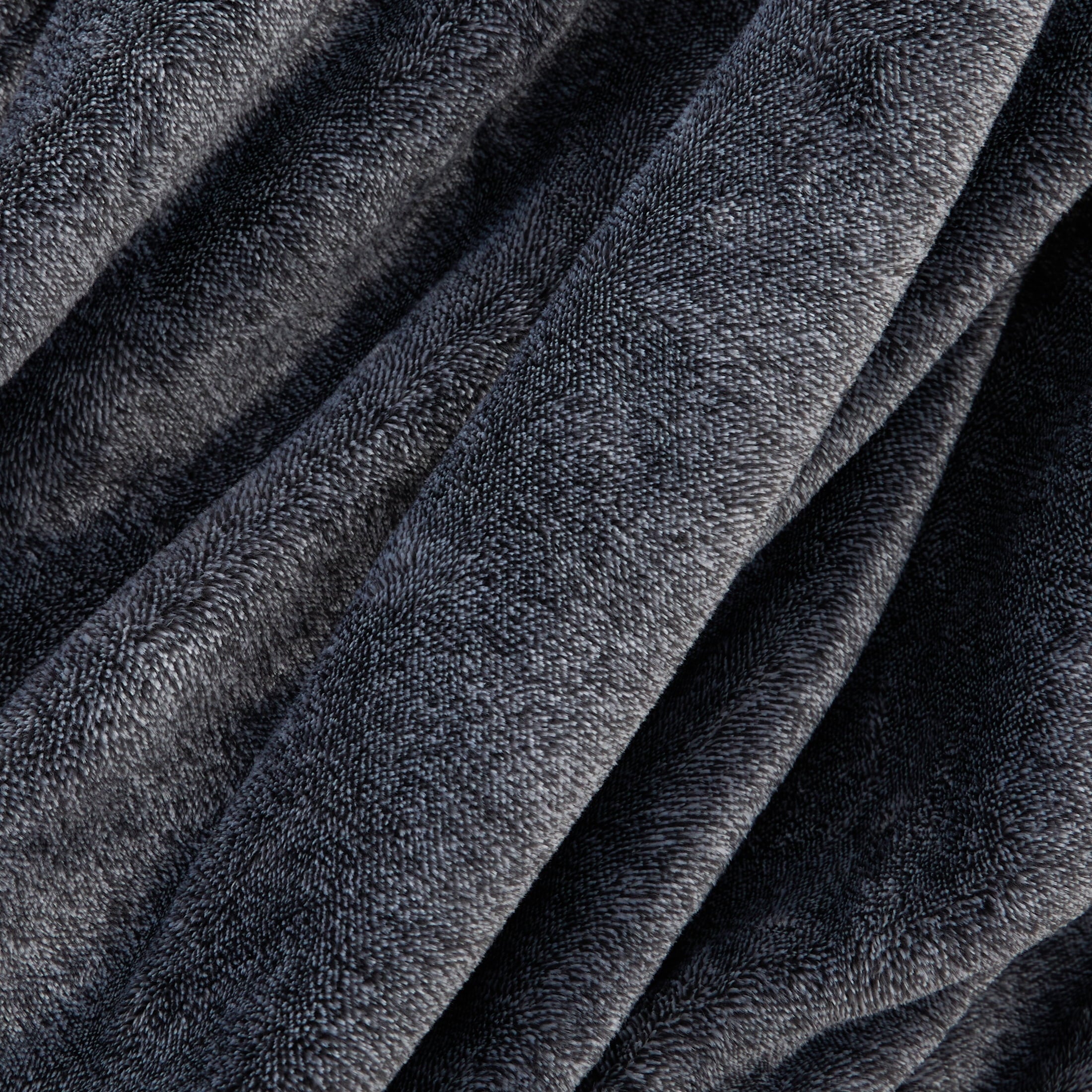 Plush Heathered Soft Oversized Throw Blanket, Gray - Image 4