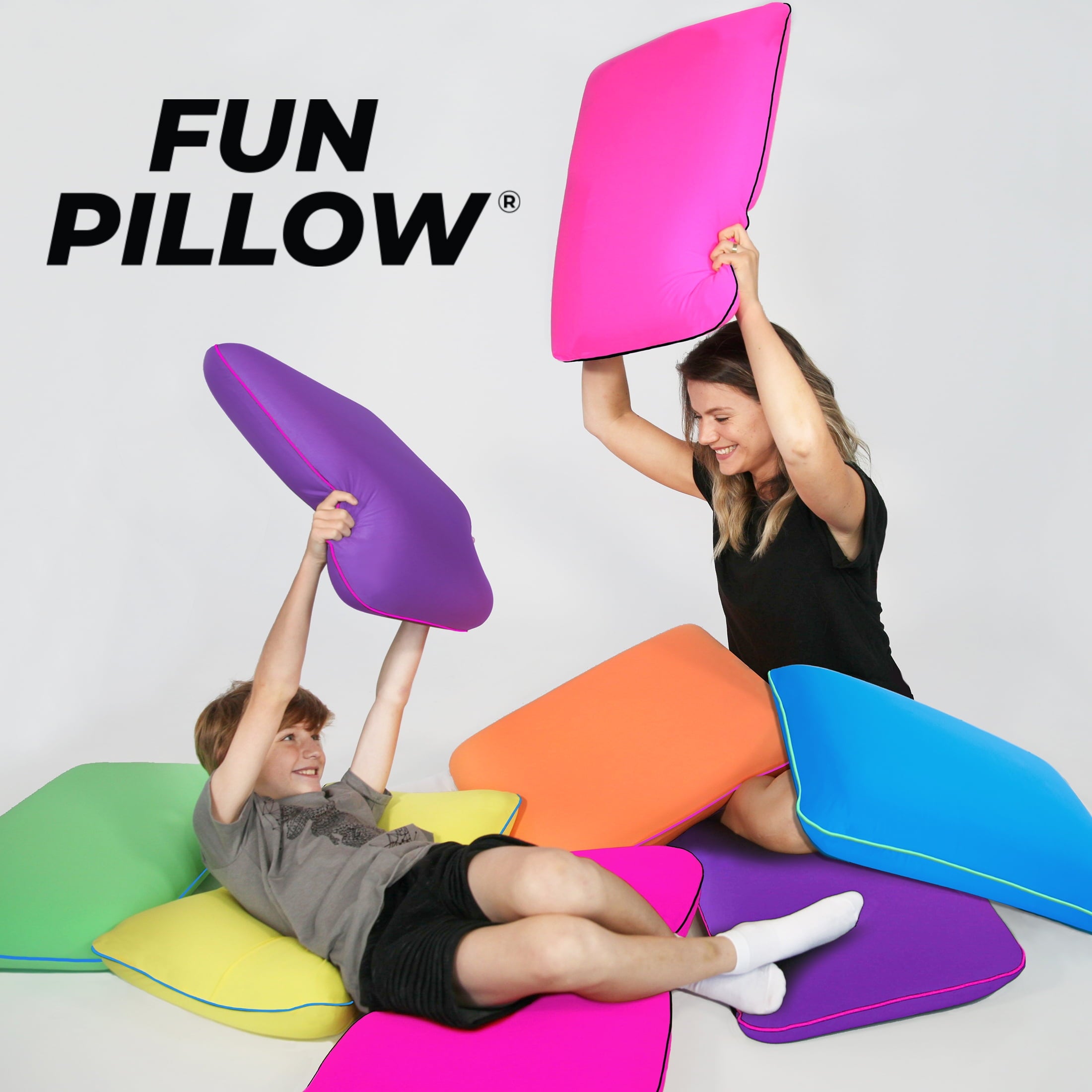 Memory Foam Fun Pillow with Cool-to-the-Touch Cover, Standard/Queen, Cosmic Blue, 2 Pack - Image 6