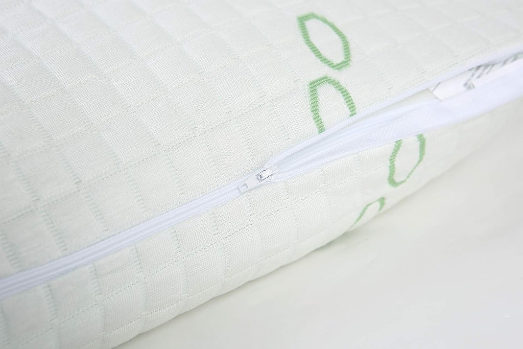 Queen Size Bamboo Pillow, Memory Foam Bed Pillows with Washable Pillowcases, Queen - Image 6