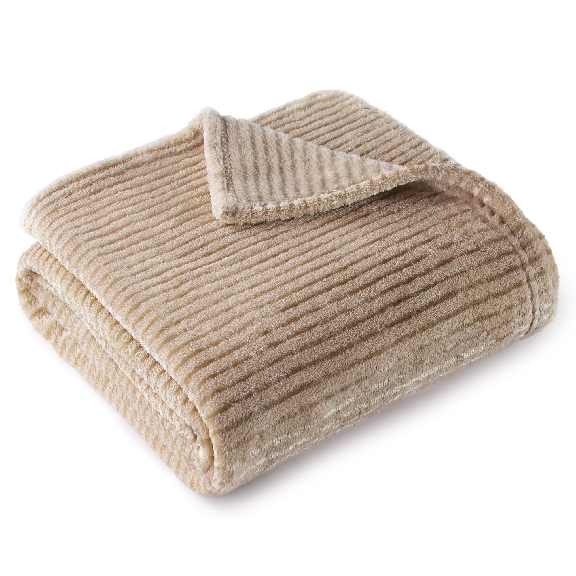 Exclusivo Mezcla Soft Throw Blanket, 50"x60", Camel - Image 6