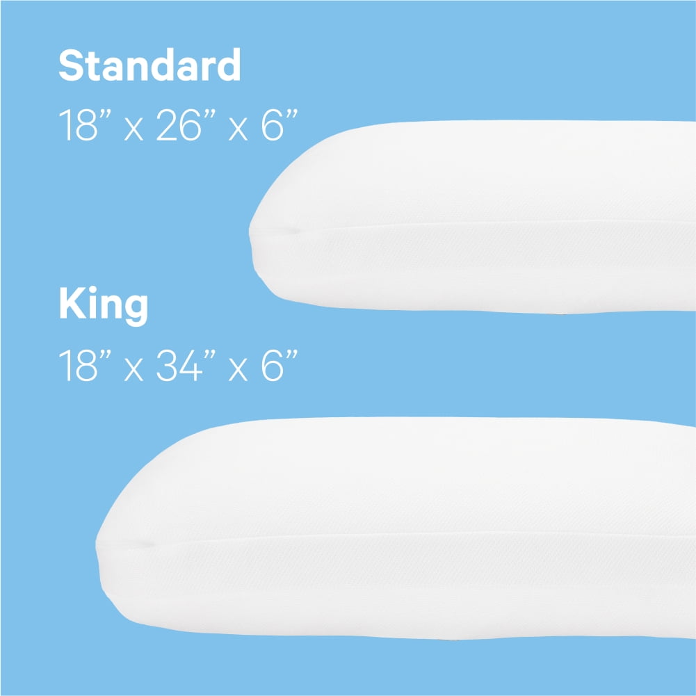 Essential Cooling Foam Pillow, Standard - Image 6