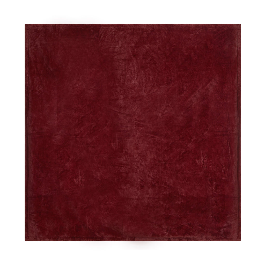 Cozy Faux Fur Super Soft luxury Blanket, Full/Queen, Luscious Merlot - Image 2