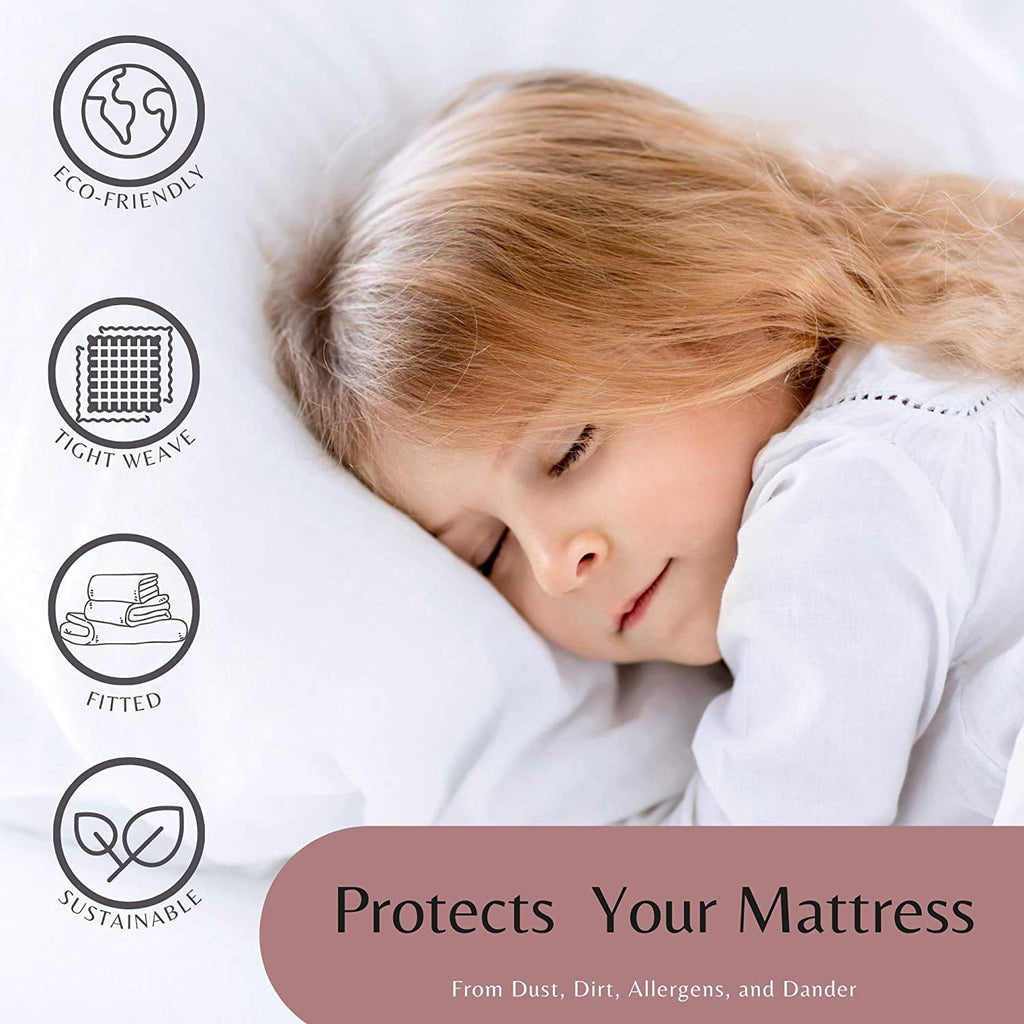 Luxurious Hotel Quality Crib Fitted Sheet – 100% Cotton – Ultra Soft, Skin-Friendly & Hypoallergenic – Deep Pocket Fi... - Image 2