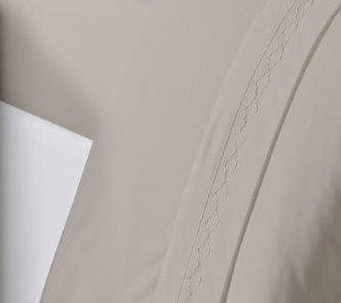 Luxury Silver Gray Microfiber bed Sheet Sets, 4-pieces, Twin size - Image 3