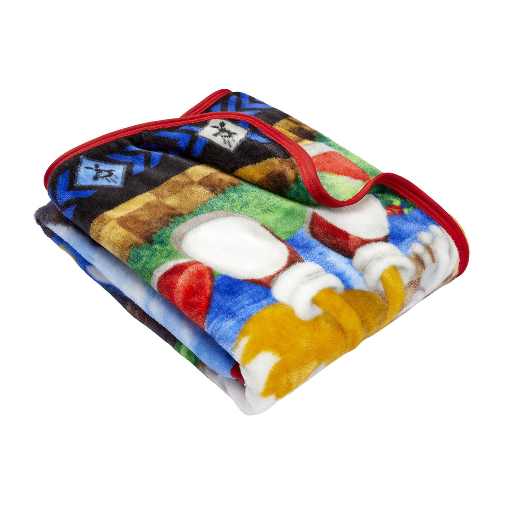 Sonic the Hedgehog Kids Silky Soft Plush Throw Blanket, 40" x 50" - Image 5