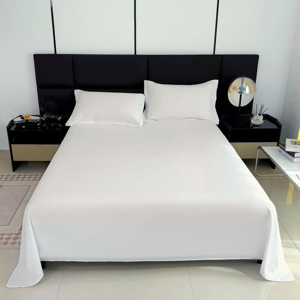 Color Twin Size Flat Sheet - Hotel Quality Top Flat Bed Sheet Only, Ultra Soft, Comfy, Breathable & Cooling - Fade & ... - Image 2