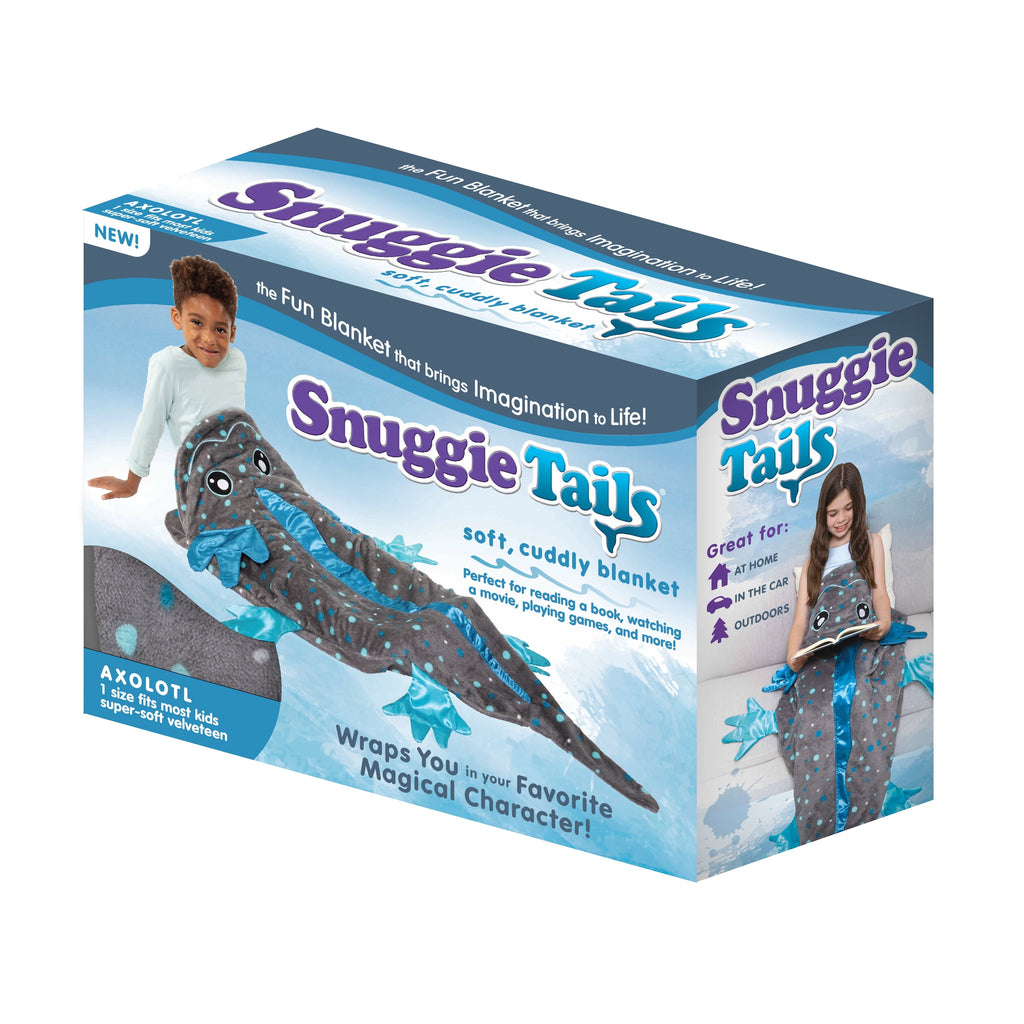 Tails, The Original Wearable Blanket with Sleeves, Super Soft Throw Fleece, Axolotl, Ages 5+ - Image 5