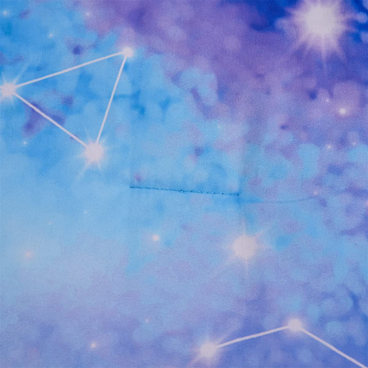 NTBED Tie Dye Constellation Ombre Comforter Set Twin Gradient Galaxy Bedding Set Blue Purple - Image 5