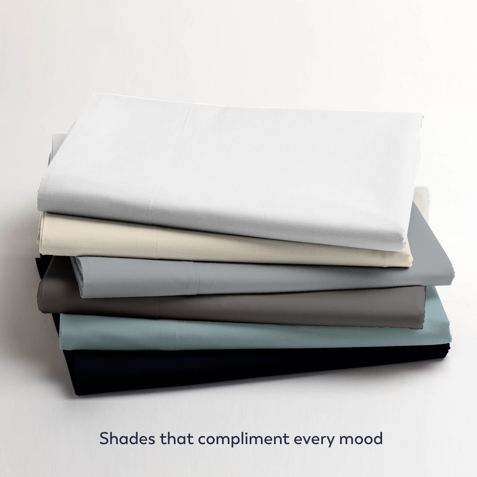Soft Finish Microfiber Percale Queen Bed Sheet Set – 4-Piece Lightweight, Wrinkle-Resistant, Quick-Dry, Light Gray - Image 3