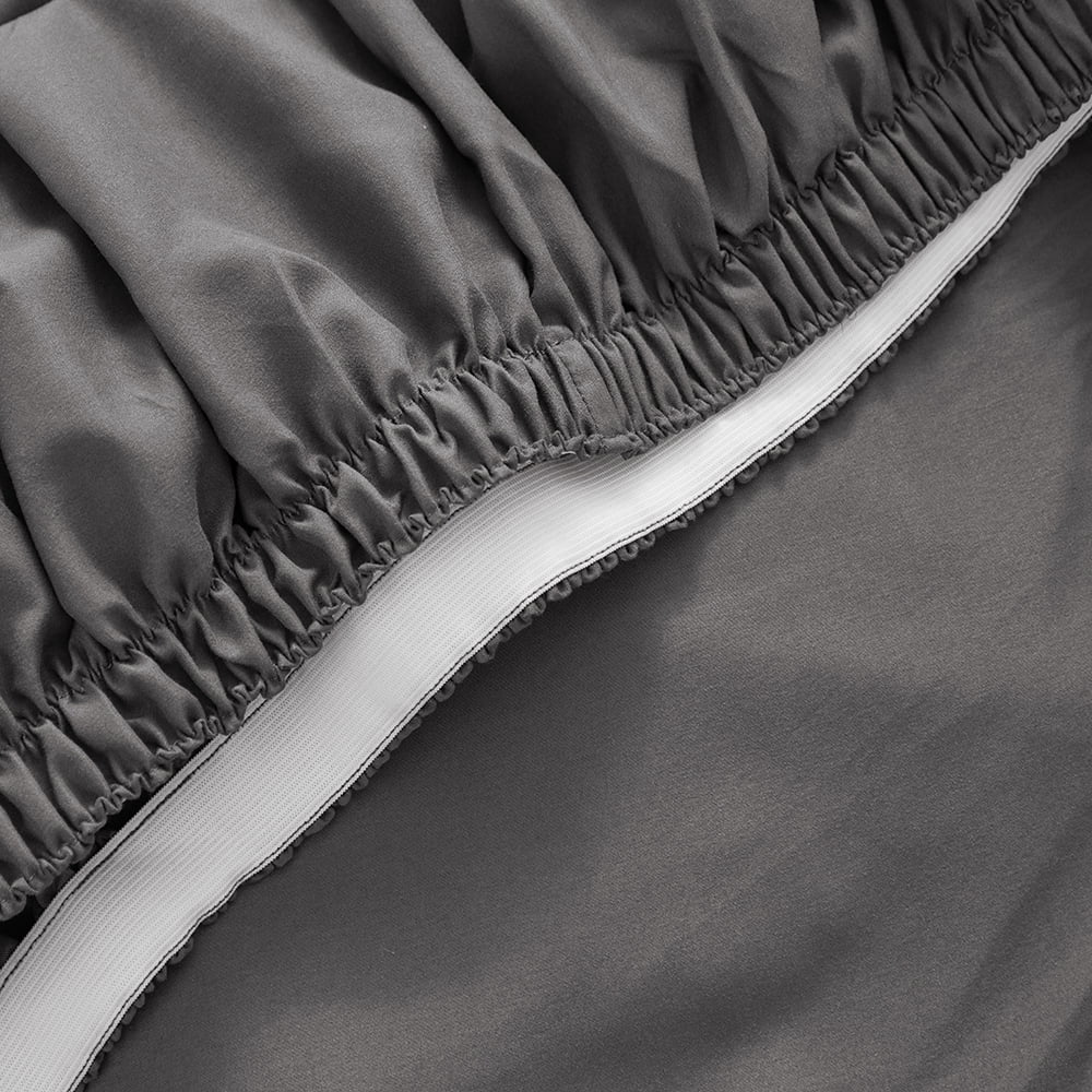 So Soft 3-Piece Dark Gray Sheet Set, Twin - Image 6