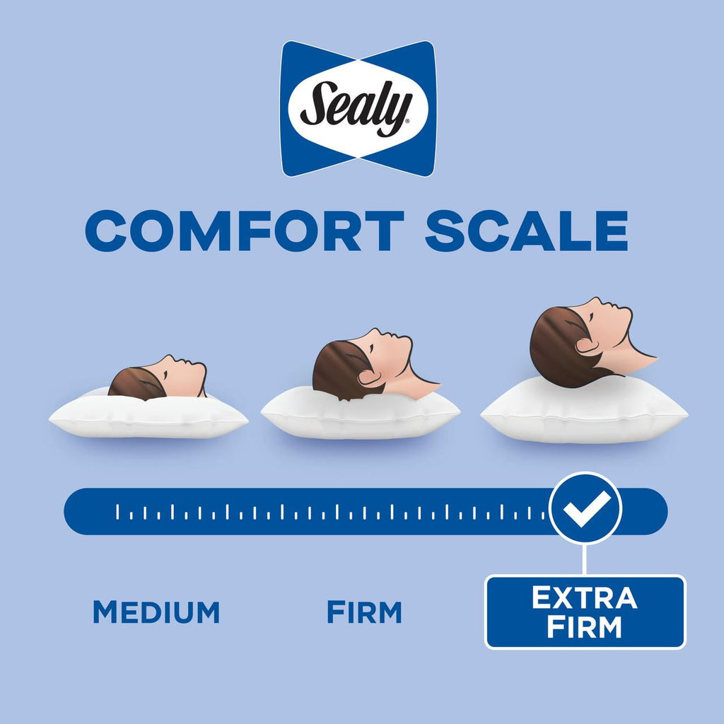 Performance Cooling Bed Pillow, Jumbo, White- Extra Firm, 2 Count - Image 6