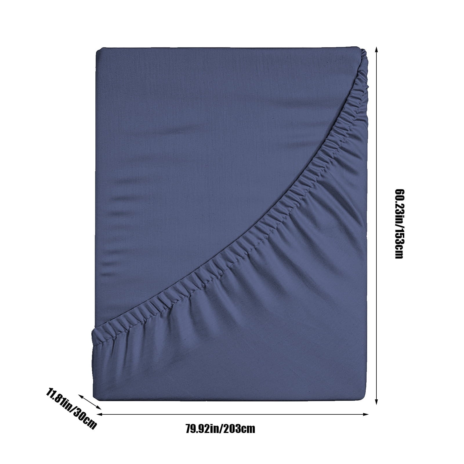 Bed Sheet, Queen Size - Deep Pocket Soft Wrinkle and Fade Resistant - Image 3