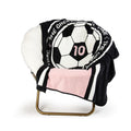 46" x 60" Coral Fleece Throw, Polyester, Pink & Black - Image 2