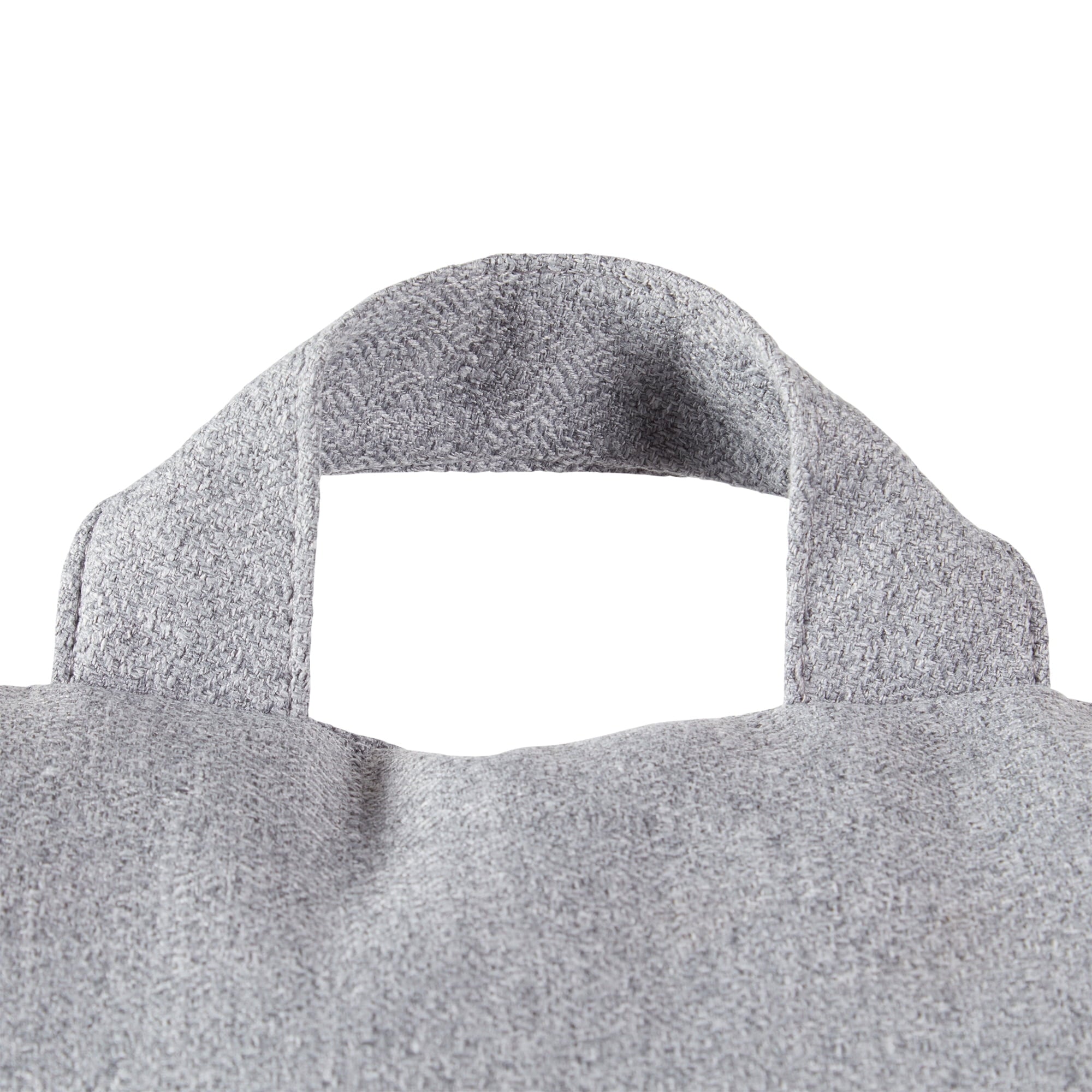 Jumbo Cement Gray Polyester Bed Rest Pillow - Image 5