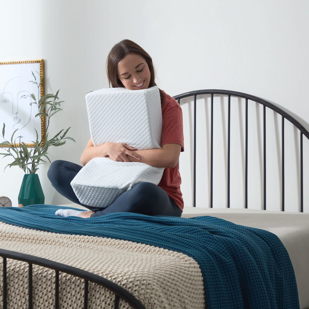 Pillow Cube Standard Pillow for Side Sleepers, Cooling Technology and Removable Cover - Image 4