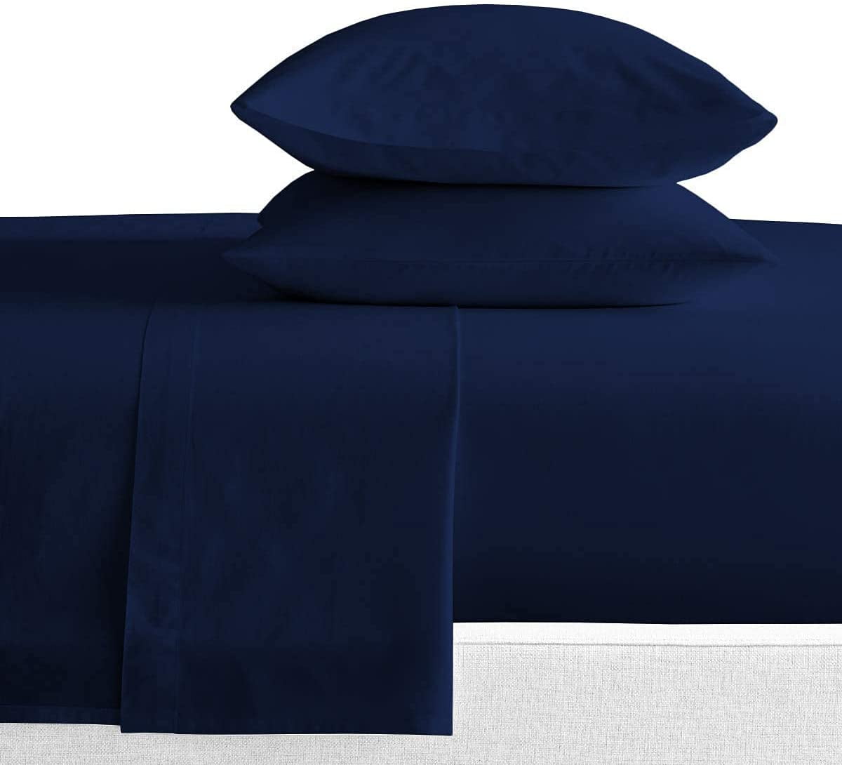 Luxury Bed Sheets Set - 800 Thread Count 100% Egyptian Cotton Sheets - 4 Piece Sheet Set Fits Mattress Upto 24 Inch Deep Pocket Sateen Weave - Image 2