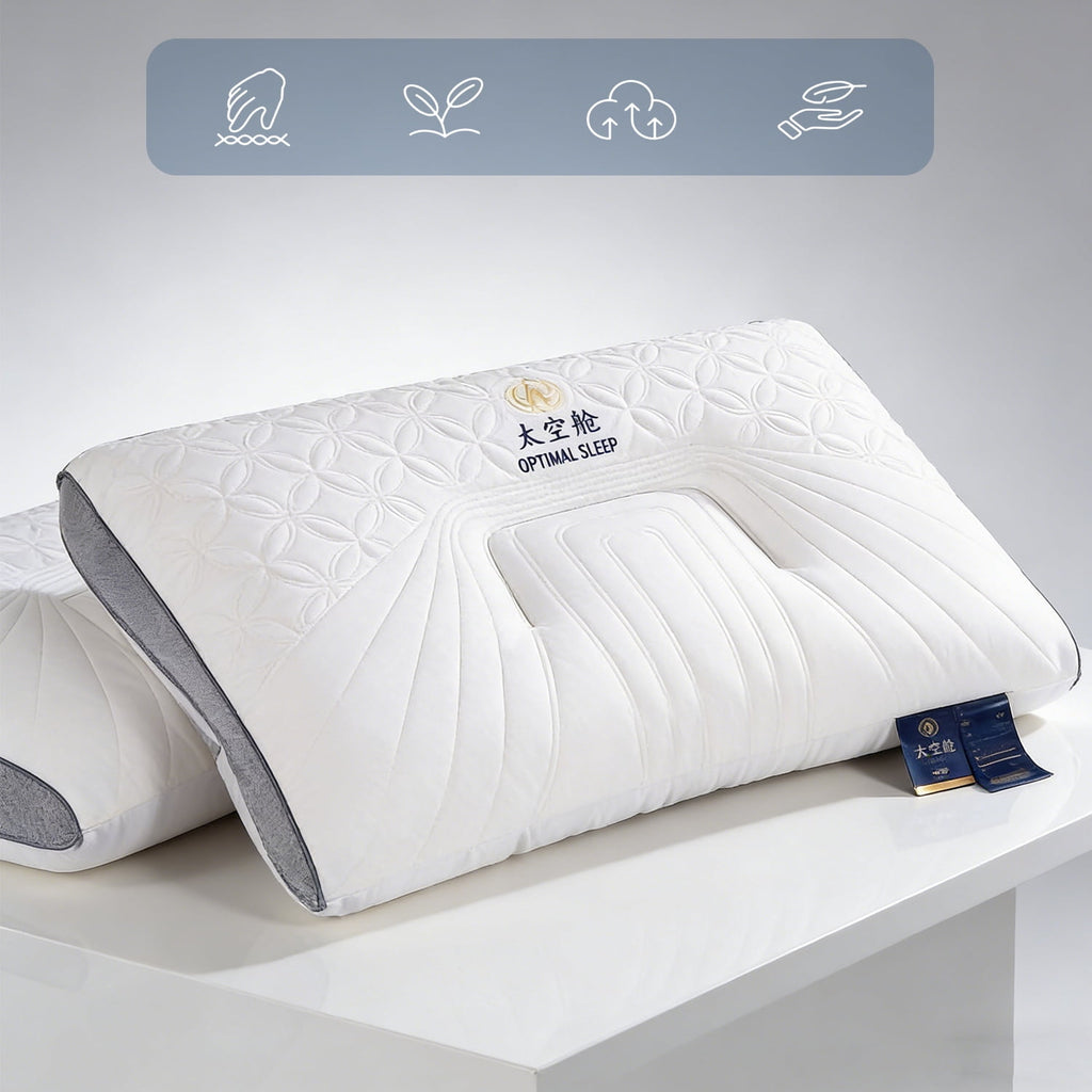 2-Pack Space Capsule Bed Pillow (29.13" x 18.9") - Plush and Supportive - Image 2