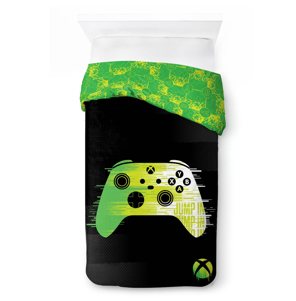 Xbox Kids 2-Piece Twin/Full Reversible Comforter Set, Black, Microsoft - Image 2