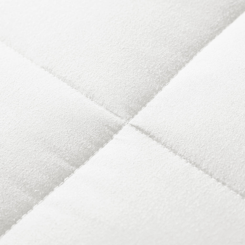 Queen Comforter Set White, 3-Piece Solid Comforter Duvet Insert with Corner Tabs, Lightweight Bedding Down Alternativ... - Image 2