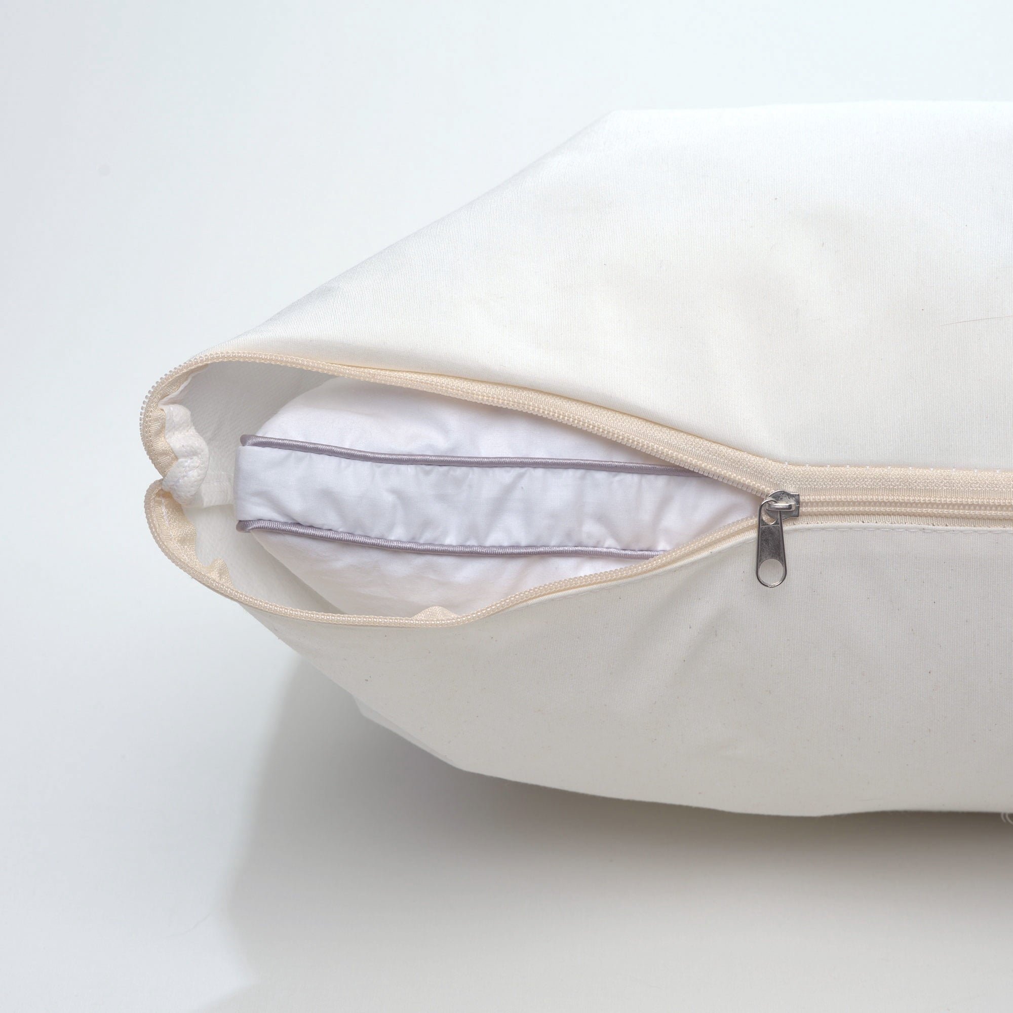 Melissa Linen Premium Goose Down Feather Pillow for Bed, Soft & Supportive, Standard Size, White - Image 3