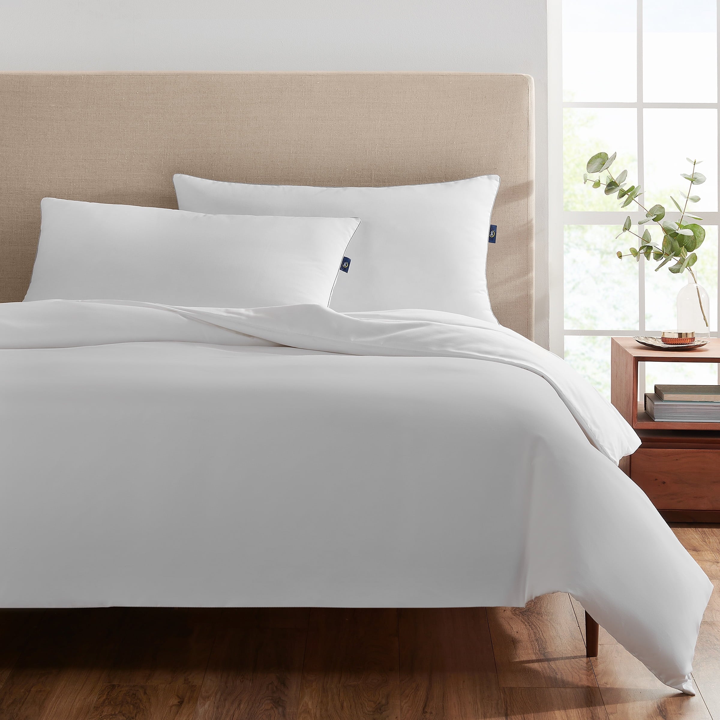 pedic Endless Comfort Bed Pillow, King, 2 Pack - Image 3