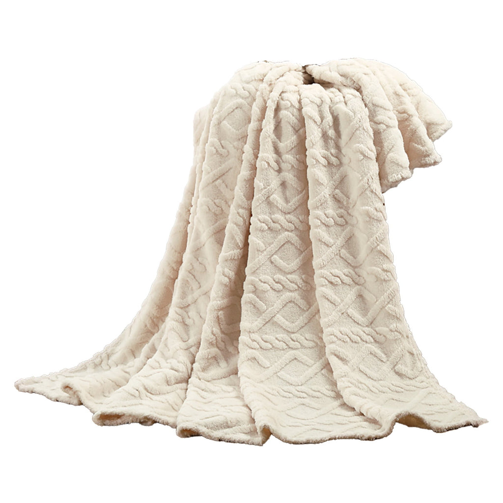 Clearance Under $5 Throw Blanket, Super Soft Warm Solid Color Thicken Flannel Blankets, Microfiber Machine Washable f... - Image 2
