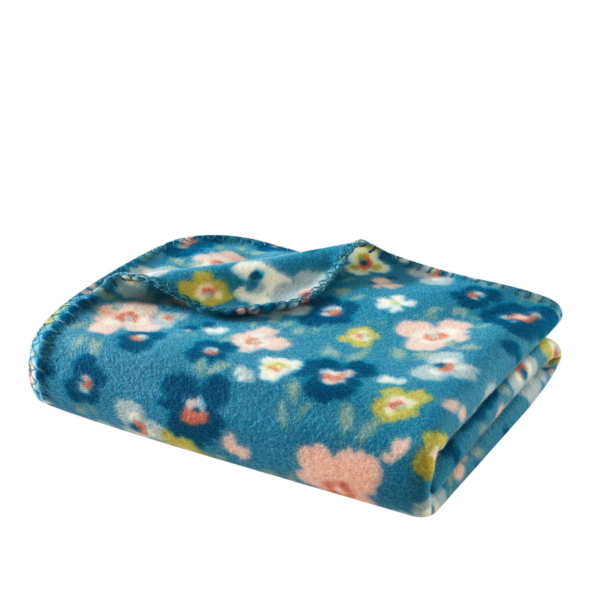 Mainstays Cozy Fleece Throw Blanket Delightful Floral 50" x 60", All Ages - Image 5