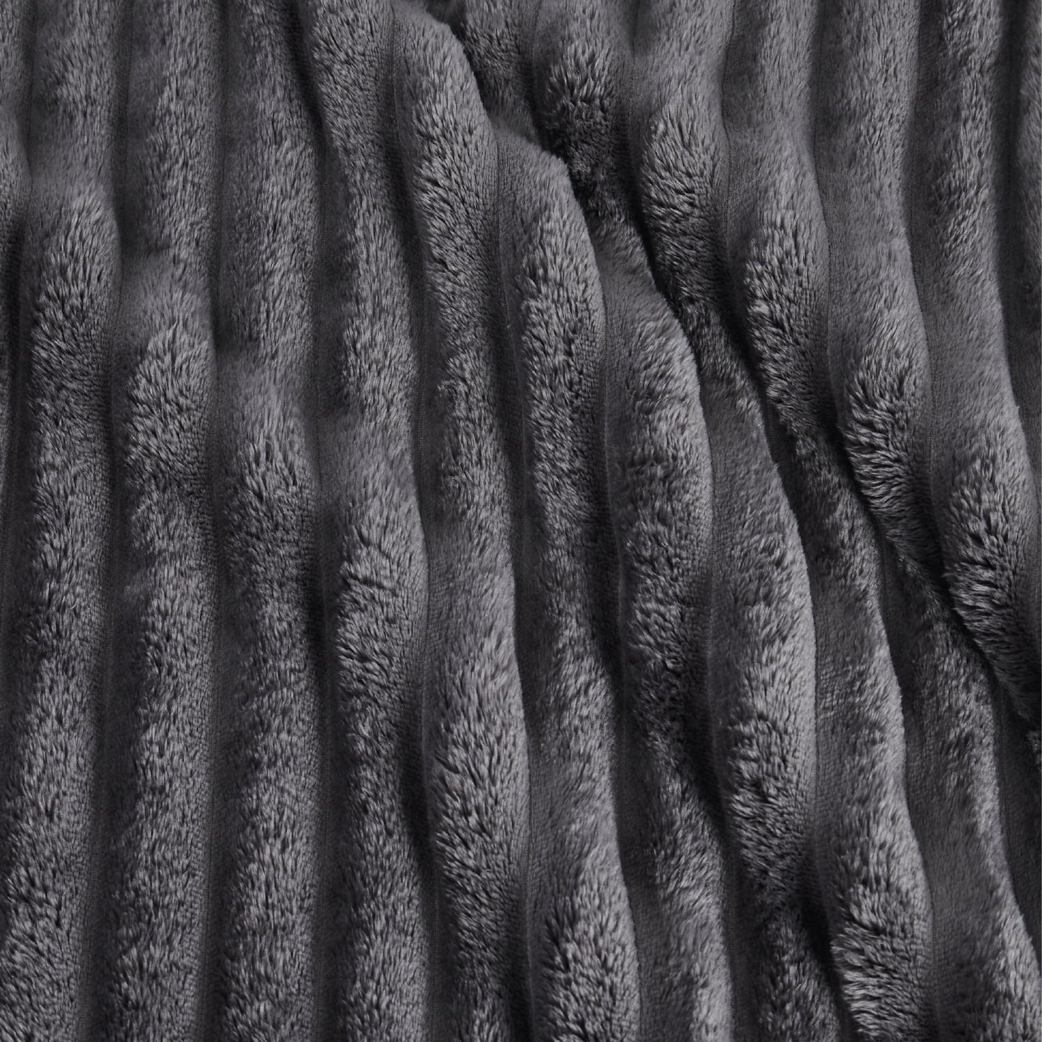 Grey Fleece Throw Blanket for Couch - Super Soft Cozy Blankets for Women, Girls, 50x60 inches - Image 5
