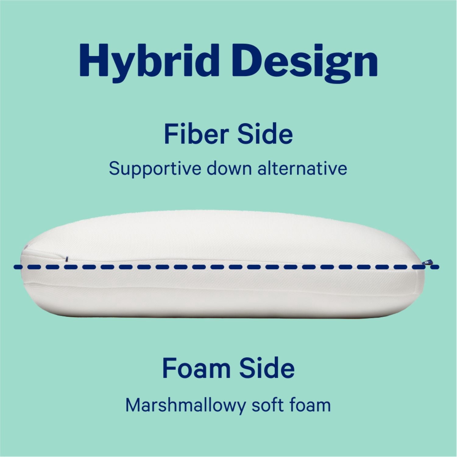 Essential Cooling Hybrid Pillow, Standard - Image 3