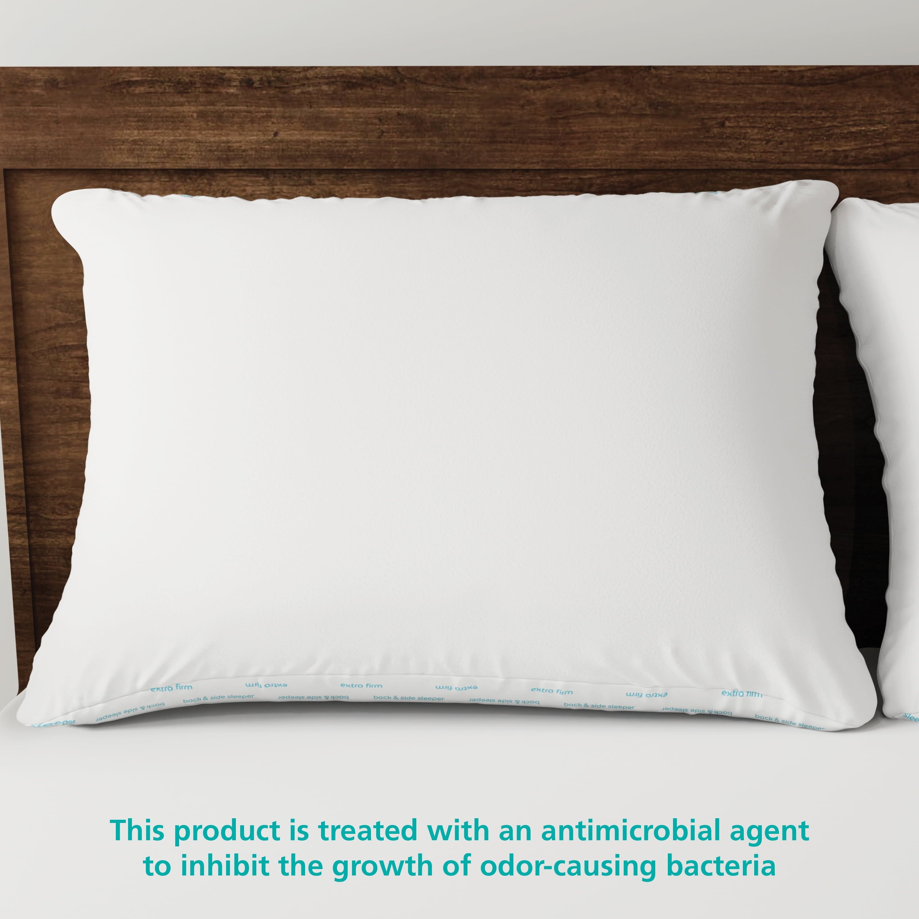 Back & Side Sleeper Bed Pillow, Standard/Queen - Extra Firm Support (4 Pack) - Image 4