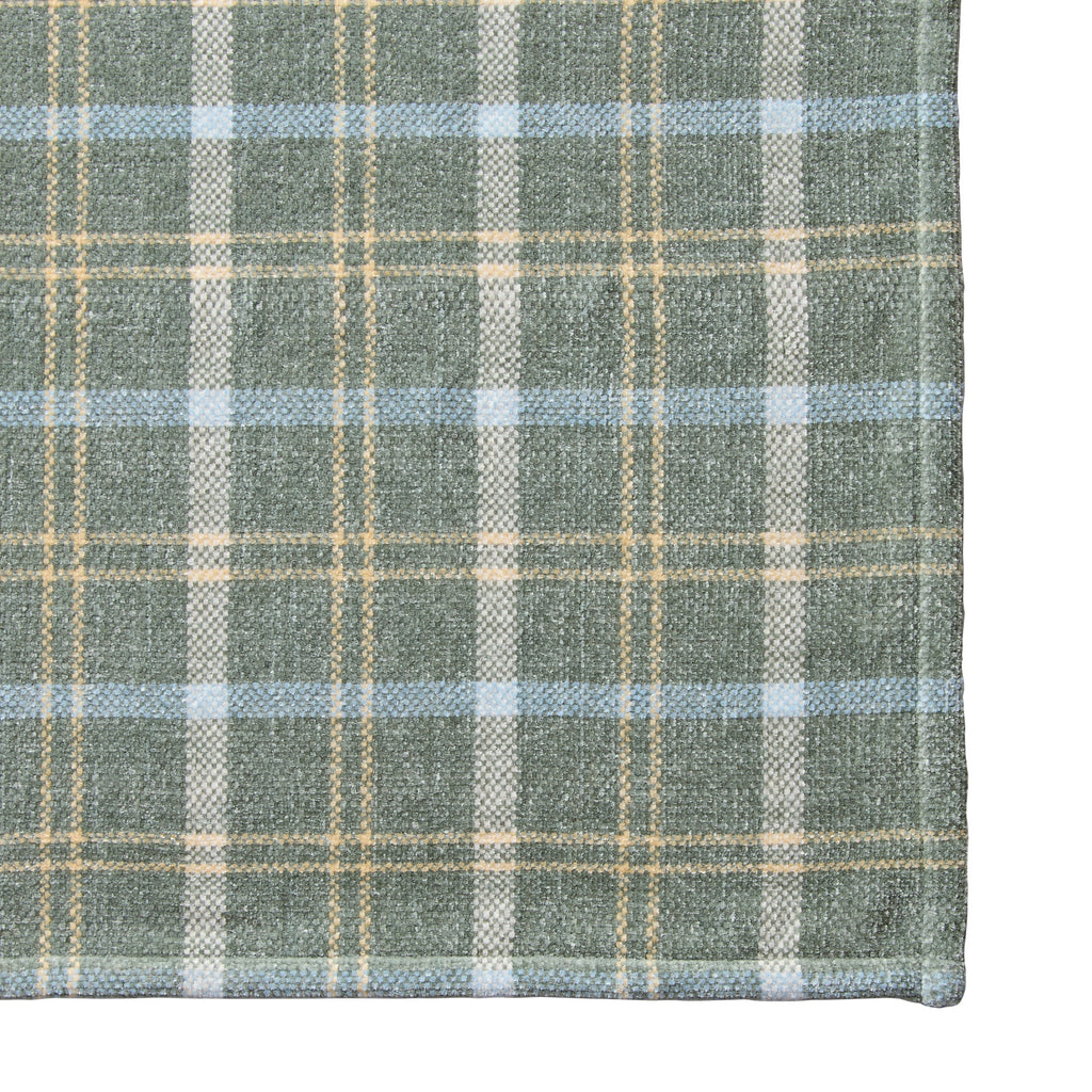 Better Homes & Gardens Woven Chenille Plaid Throw Blanket, Green River , 50x72 Inches - Image 4