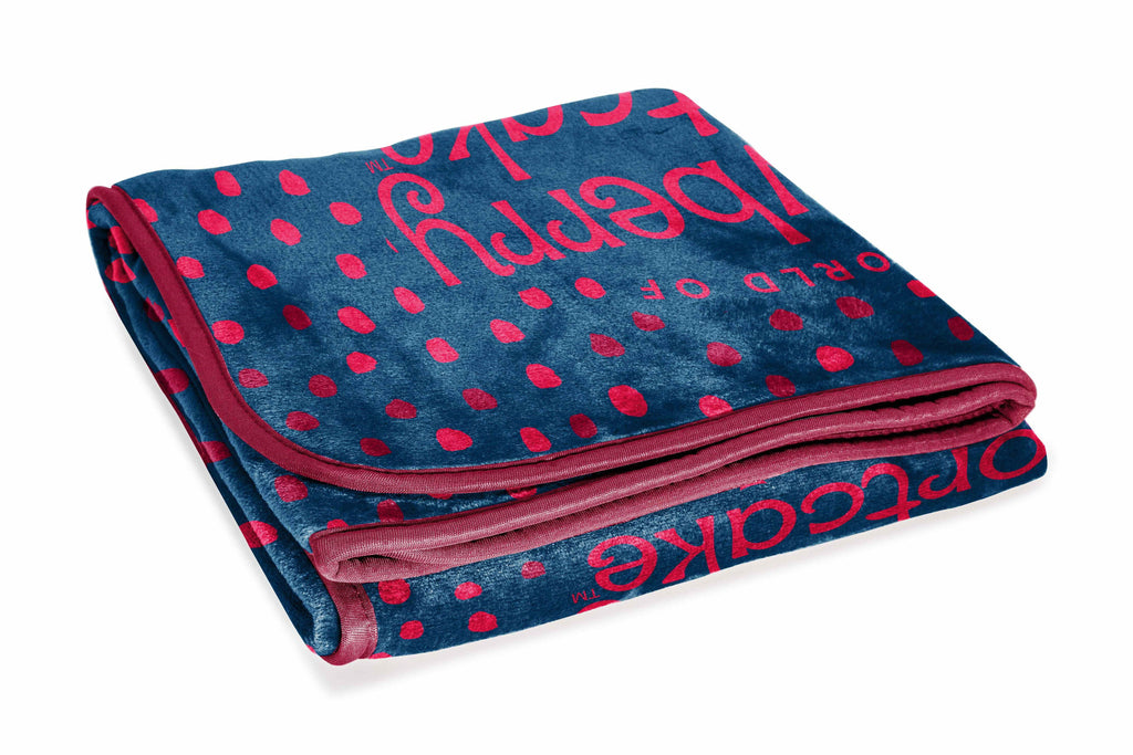 Strawberry Shortcake Berry Meadows 46" x 60" Coral Fleece Throw Blanket, Kids, Polyester, Navy - Image 4