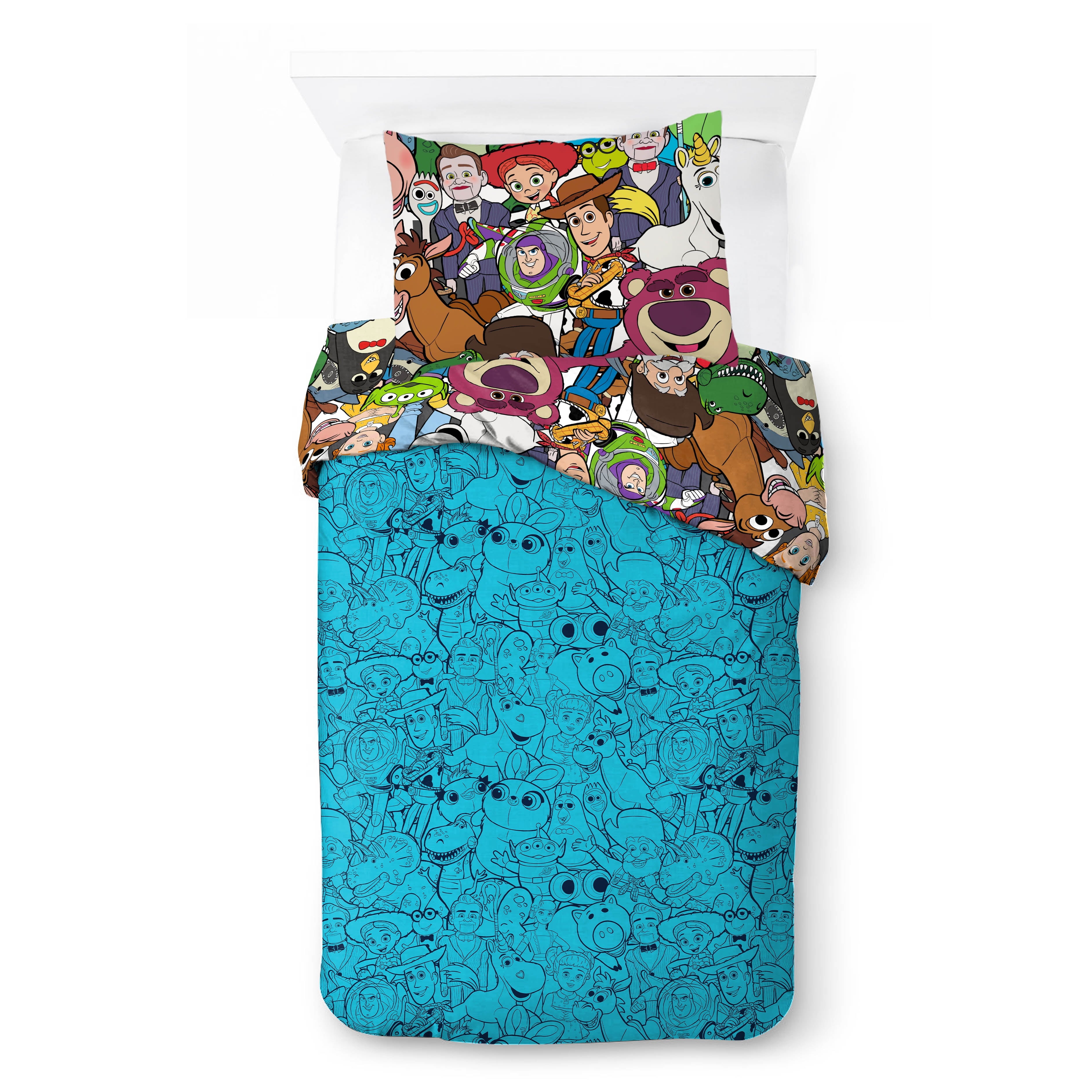 Toy Story You've Got a Friend Reversible Comforter and Pillowcase Set, Twin/Full, Kids Bedding - Image 6